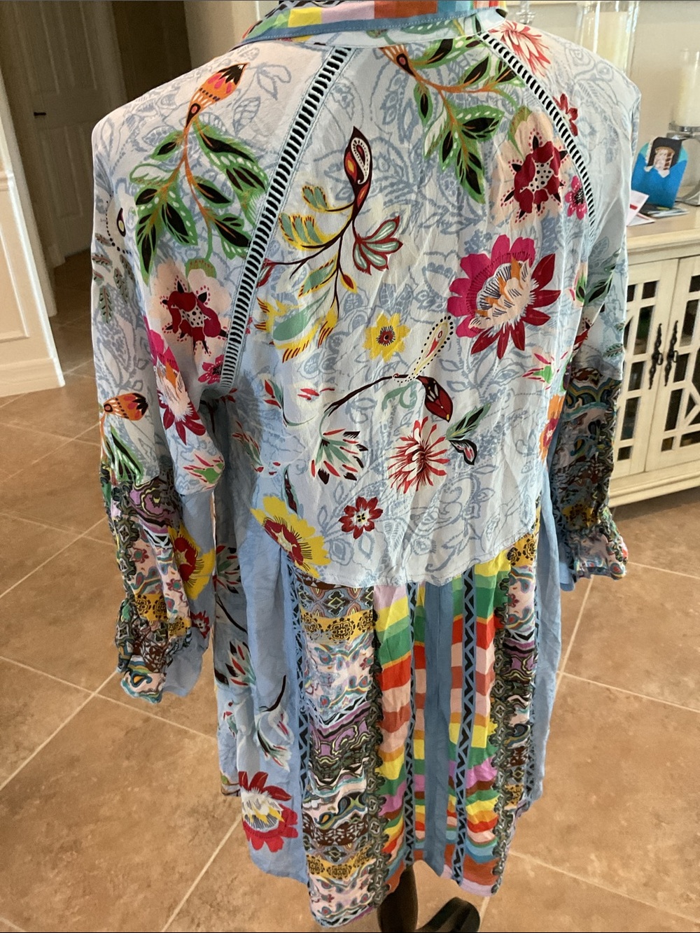 Johnny Was Rainbow Adonia tunic, size XS - Picture 5 of 5